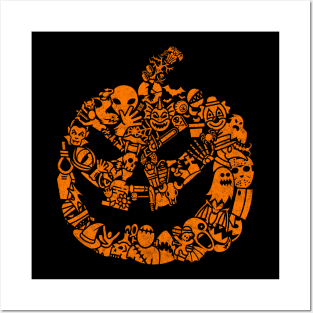 Halloween Mosaic Posters and Art